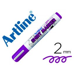 Rotulador artline camiseta ekt-2 violeta punta redonda 2 mm para uso en camisetas