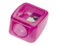 Sacapuntas m+r plastico para ceras gruesas de 16m 1 uso colores surtidos