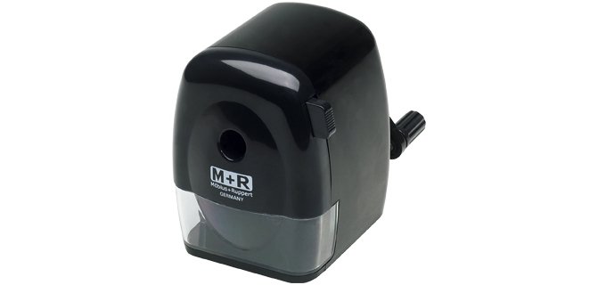 Sacapuntas sobremesa m+r manual color negro