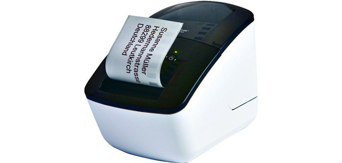 Impresora de etiquetas brother ql-700 hasta 62mm hasta 93 etiquetas/min cortador automatico