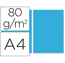 Papel de color A4 80 g Liderpapel - Paquete de 100