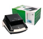 Detector y contador q-connect de billetes falsos con cargador electrico puerto usb actualizacion de divisas