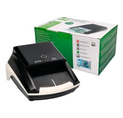 Detector y contador q-connect de billetes falsos con cargador electrico puerto usb actualizacion de divisas