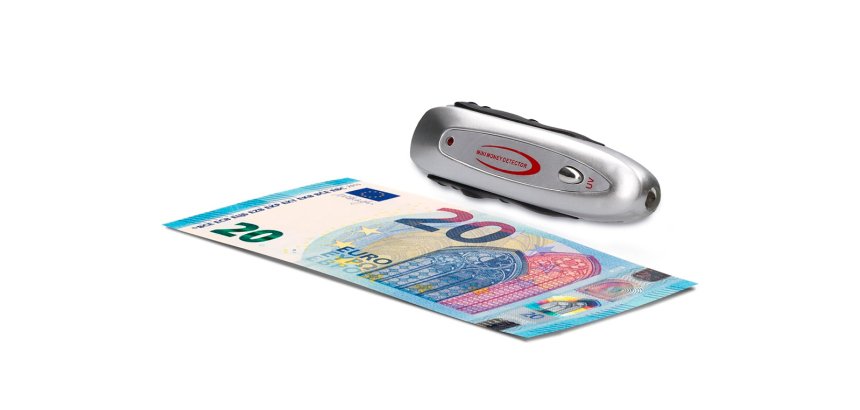 Detector q-connect de billetes falsos de bolsillo