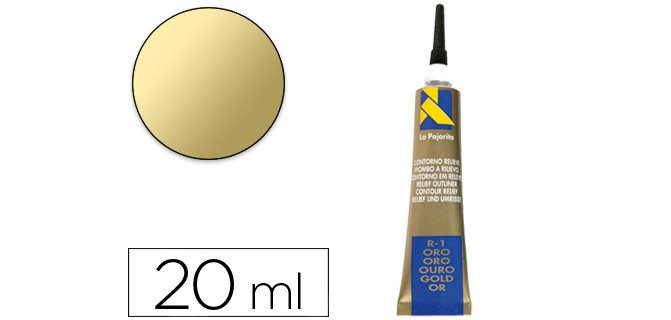 Contorno relieve oro r-1 La Pajarita