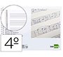 Bloc musica liderpapel pentagrama 4mm cuarto 20 hojas 100g/m2