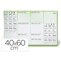 Planning sobremesa semanal liderpapel 40x60 cm 80 gr 60 hojas 2026-2027