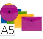 Carpeta liderpapel dossier broche polipropileno din a5 pack de 4 colores surtidos