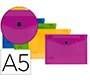 Carpeta liderpapel dossier broche polipropileno din a5 pack de 4 colores surtidos