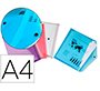 Carpeta liderpapel dossier broche polipropileno din a4 pack de 4 colores surtidos