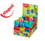 Sacapuntas maped plastico boogy 1 uso con deposito colores surtidos