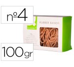 Gomillas elasticas q-connect 100 gr numero 4 40 x 2 mm