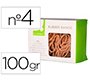 Gomillas elasticas q-connect 100 gr numero 4 40 x 2 mm