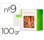 Gomillas elasticas q-connect 100 gr numero 9 90 x 2 mm