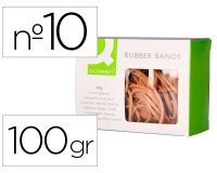 Gomillas elásticas q-connect 100 g número 10 100 x 2 mm
