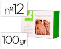 Gomillas elásticas q-connect 100 g número 12 120 x 2 mm