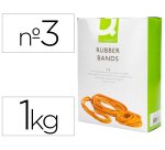 Gomillas elasticas q-connect 1000 gr numero 3 30 x 2 mm