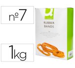 Gomillas elasticas q-connect 1000 gr numero 7 70 x 2 mm