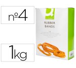 Gomillas elasticas q-connect 1000 gr numero 4 40 x 2 mm