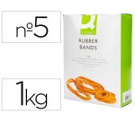 Gomillas elasticas q-connect 1000 gr numero 5 50 x 2 mm