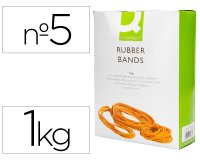 Gomillas elasticas q-connect 1000 gr numero 5 50 x 2 mm