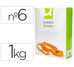 Gomillas elasticas q-connect 1000 gr numero 6 60 x 2 mm
