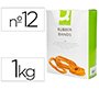 Gomillas elasticas q-connect 1000 gr numero 12 120 x 2 mm