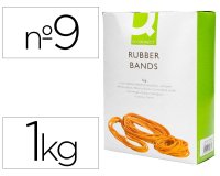 Gomillas elasticas q-connect 1000 gr numero 9 90 x 2 mm