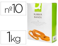 Gomillas elasticas q-connect 1000 gr numero 10 100 x 2 mm