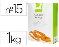 Gomillas elasticas q-connect 1000 gr numero 15 150 x 2 mm