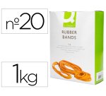 Gomillas elasticas q-connect 1000 gr numero 20 200 x 2 mm