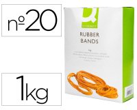 Gomillas elasticas q-connect 1000 gr numero 20 200 x 2 mm
