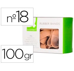 Bandas elasticas q-connect 100 gr 180 x 16 mm numero 18