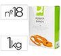 Bandas elasticas q-connect 1000 gr 180 x 1,6mm x16 mm n 18