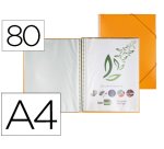 Carpeta liderpapel escaparate con espiral y fundas polipropileno din a4