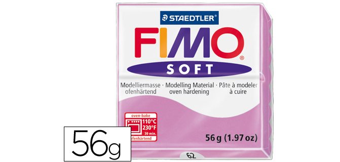 Pasta de modelar blanda Fimo soft 57 g color Staedtler