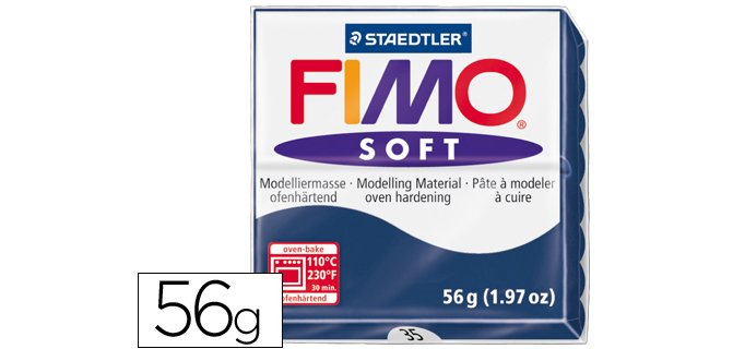 Pasta de modelar blanda Fimo soft 57 g color Staedtler