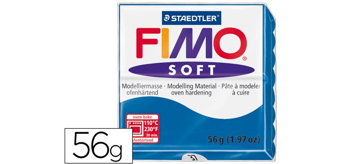 Pasta de modelar blanda Fimo soft 57 g color Staedtler