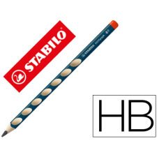 Lapices de grafito stabilo easygraph ergonomico para ambidiestros mina 3,15 mm hb