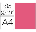 Cartulina guarro din a4 fucsia 185 gr paquete 50 hojas