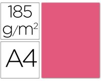 Cartulina guarro din a4 fucsia 185 gr paquete 50 hojas