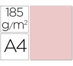 Cartulina guarro din a4 rosa 185 gr paquete 50 hojas