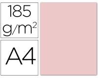 Cartulina guarro din a4 rosa 185 gr paquete 50 hojas