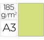 Cartulina guarro din a3 verde manzana 185 gr paquete 50 hojas