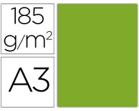 Cartulina guarro din a3 verde amazona 185 gr paquete 50 hojas