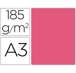 Cartulina fluorescente A3 250 g Guarro - Paquete de 50