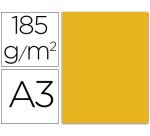 Cartulina guarro din a3 oro 185 g paquete de 50 hojas