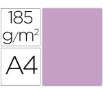 Cartulina guarro din a4 lila 185 gr paquete 50 hojas