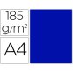 Cartulina guarro din a4 azul ultramar 185 gr paquete 50 hojas