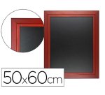 Pizarra negra liderpapel mural de madera con superficie para rotuladores tipo tiza 50x60cm